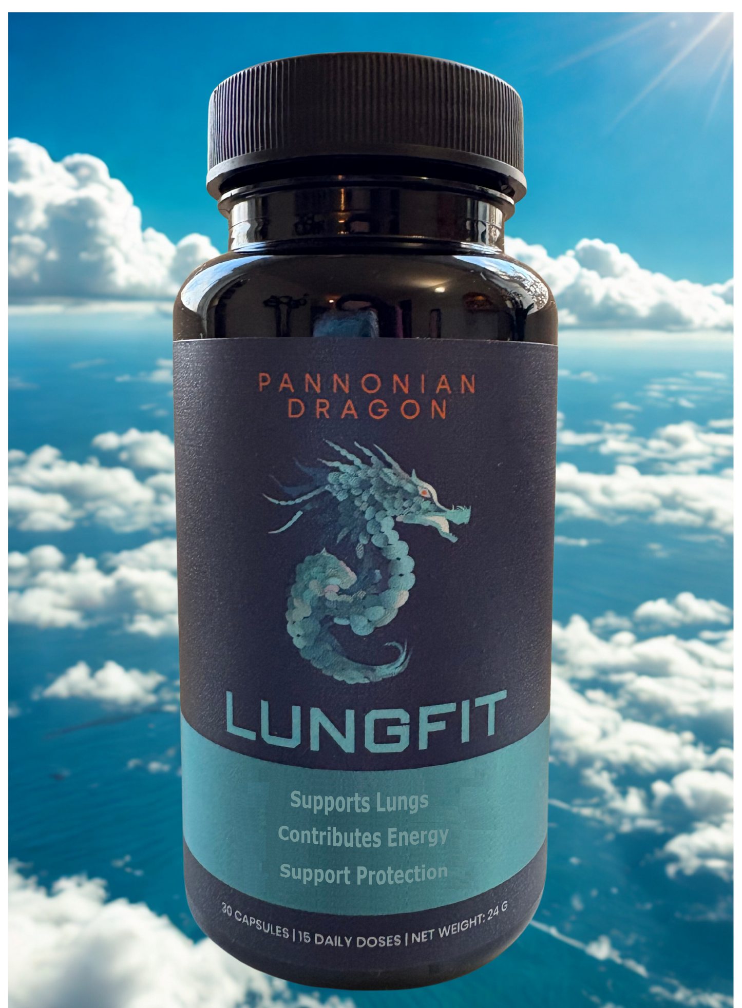 LUNGFIT – Premium Respiratory Support & Endurance Supplement – 30 Vegan Capsules